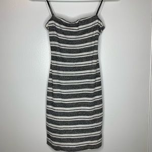 AKIRA Striped, sweater material mini dress